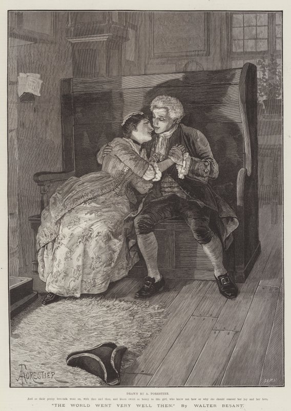 Sonra Dünya Çok İyi Gitti, Walter Besant by Amedee Forestier