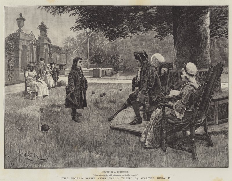 Sonra Dünya Çok İyi Gitti, Walter Besant by Amedee Forestier
