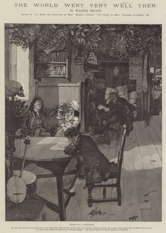 Sonra Dünya Çok İyi Gitti, Walter Besant by Amedee Forestier