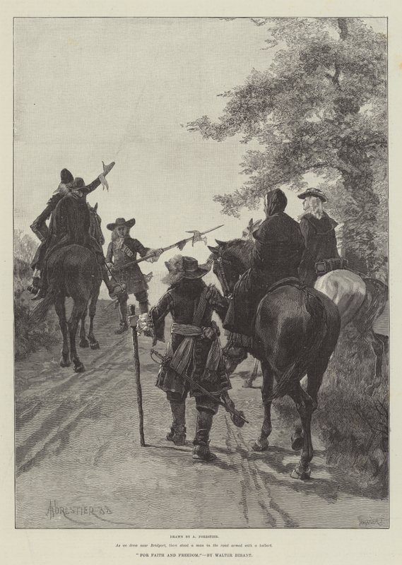 İnanç ve Özgürlük İçin, Walter Besant by Amedee Forestier