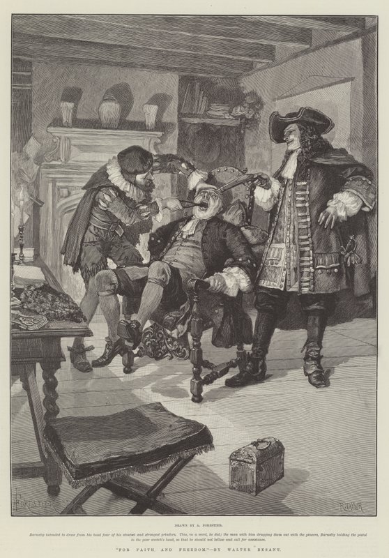 İnanç ve Özgürlük İçin, Walter Besant by Amedee Forestier