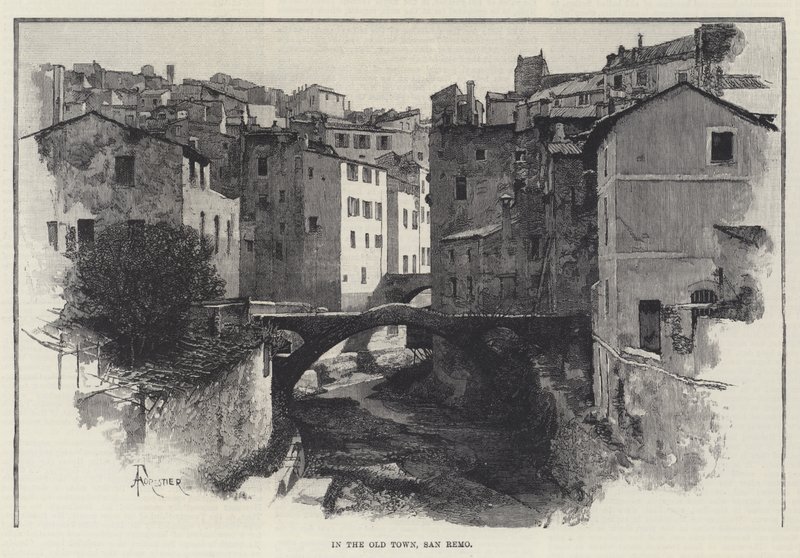 Eski Şehirde, San Remo by Amedee Forestier