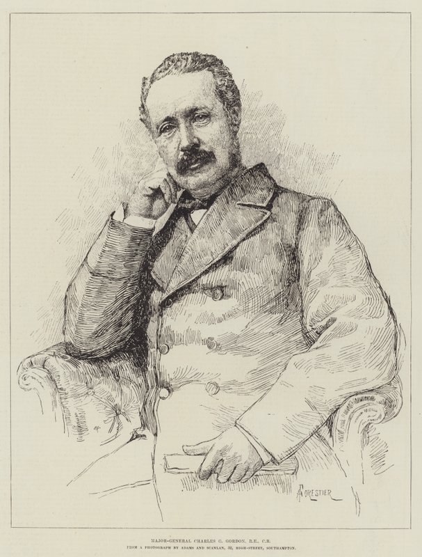 Tümgeneral Charles G Gordon, RE, CB by Amedee Forestier