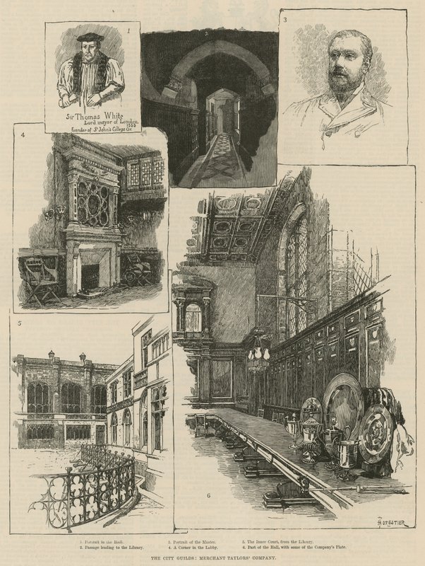 Şehir Loncaları: Tüccar Taylor Şirketi (gravür) by Amedee Forestier