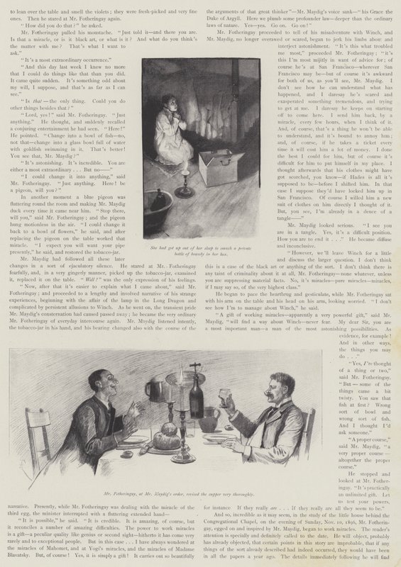 Mucizeler Yaratabilen Adam, HG Wells by Amedee Forestier