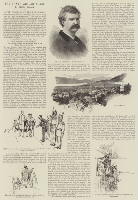 Yurtdışındaki Serseri, Mark Twain tarafından by Amedee Forestier
