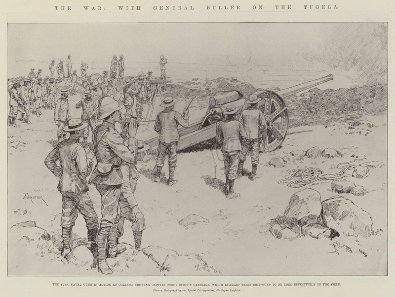 The War, with General Buller on the Tugela  by Amedee Forestier