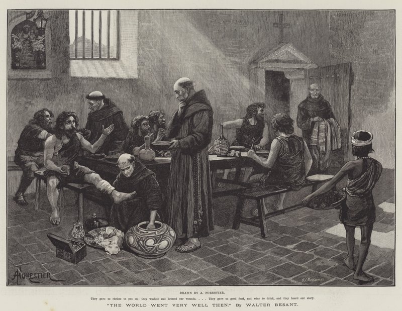 Sonra Dünya Çok İyi Gitti, Walter Besant by Amedee Forestier
