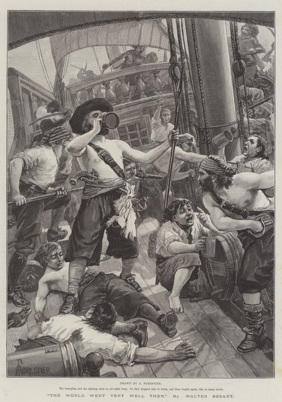 Sonra Dünya Çok İyi Gitti, Walter Besant by Amedee Forestier