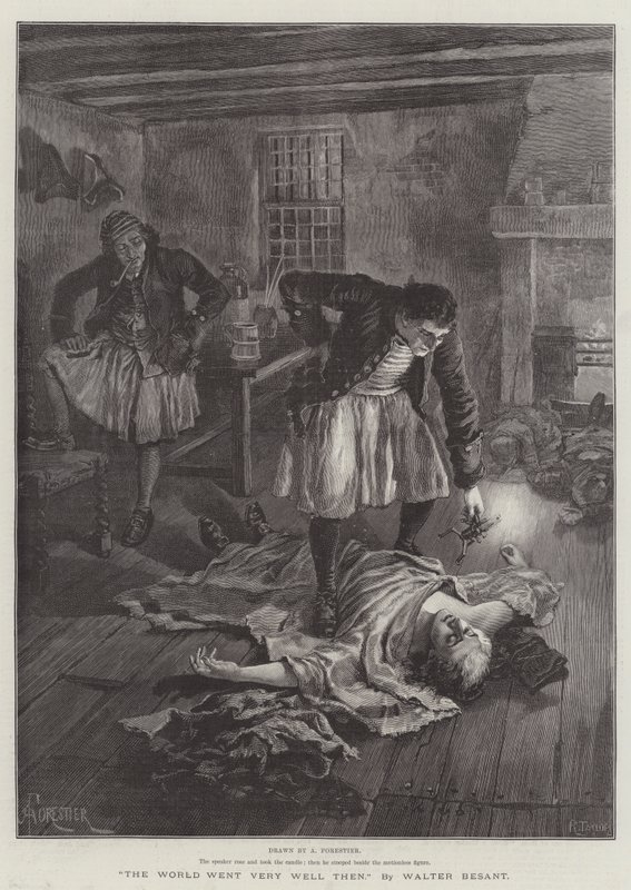 Sonra Dünya Çok İyi Gitti, Walter Besant by Amedee Forestier