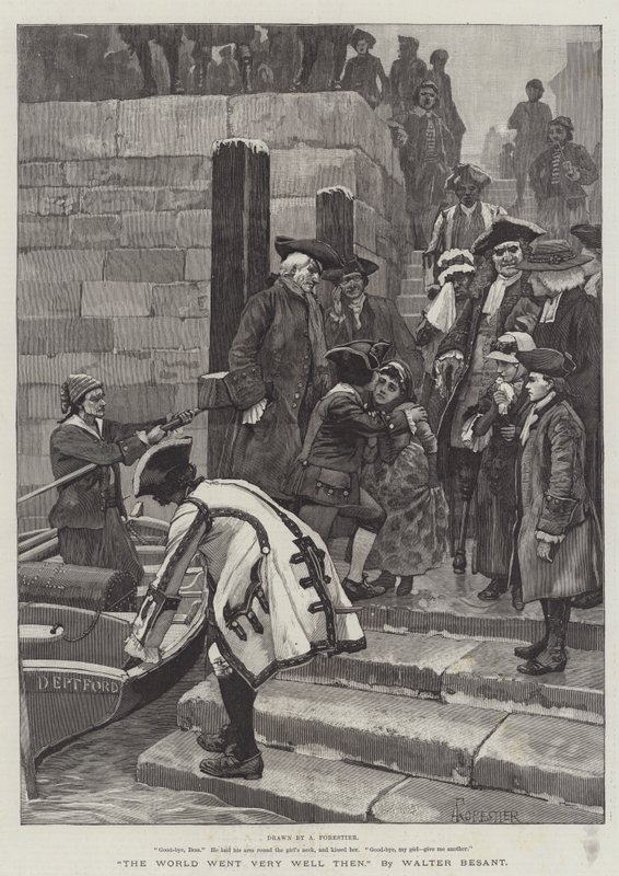 Sonra Dünya Çok İyi Gitti, Walter Besant by Amedee Forestier