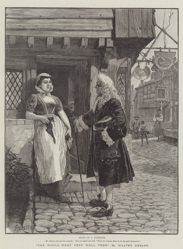 Sonra Dünya Çok İyi Gitti, Walter Besant by Amedee Forestier
