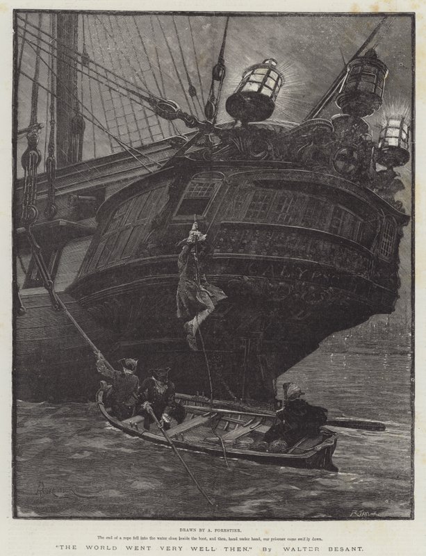 Sonra Dünya Çok İyi Gitti, Walter Besant by Amedee Forestier