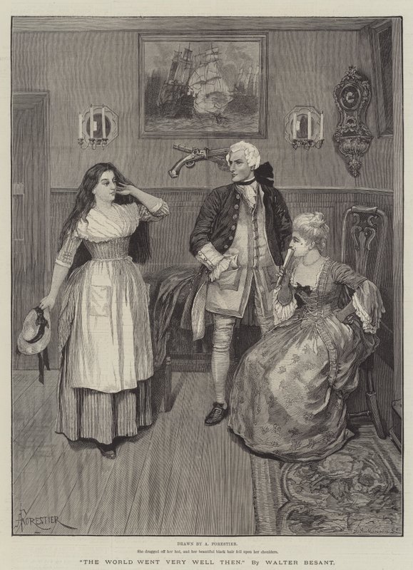 Sonra Dünya Çok İyi Gitti, Walter Besant by Amedee Forestier