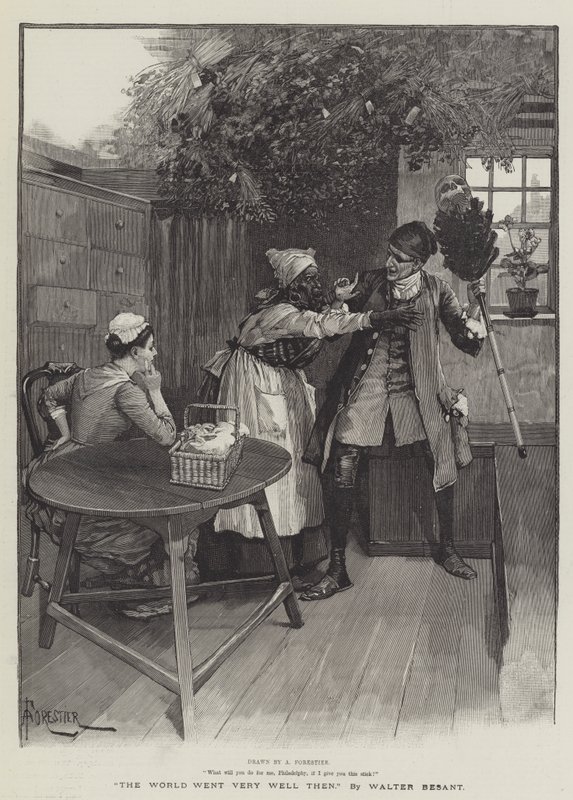 Sonra Dünya Çok İyi Gitti, Walter Besant by Amedee Forestier