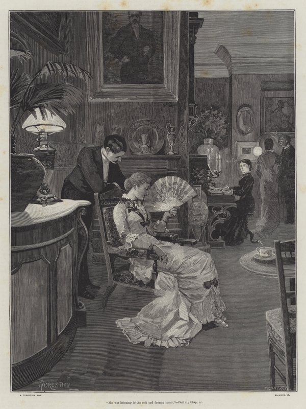 Evlendiler, Walter Besant ve James Rice by Amedee Forestier