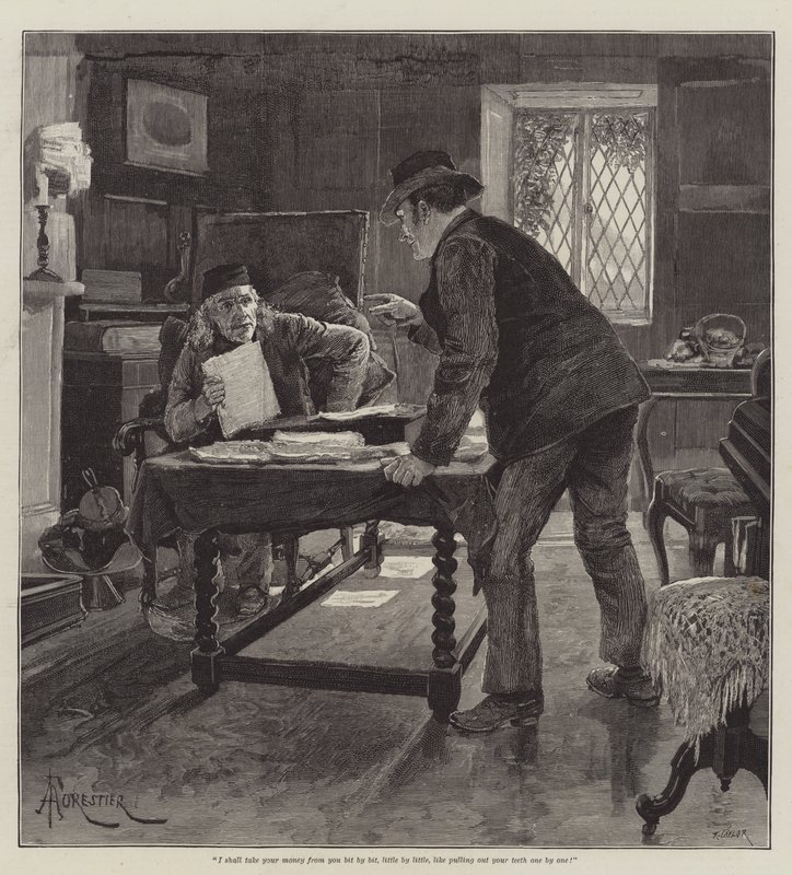 Walter Besant tarafından, Ona Maden Aramak için by Amedee Forestier