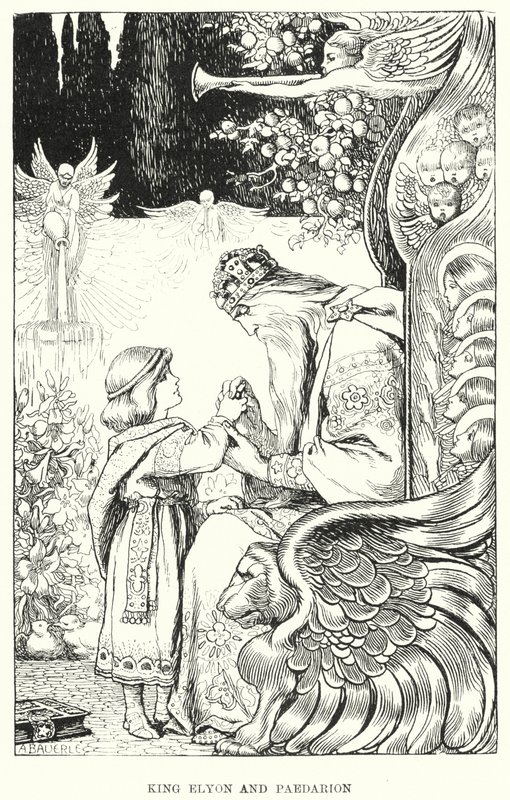 Kral Elyon ve Paedarion (gravür) by Amelia M. (attr.to) Bowerley or Bauerle