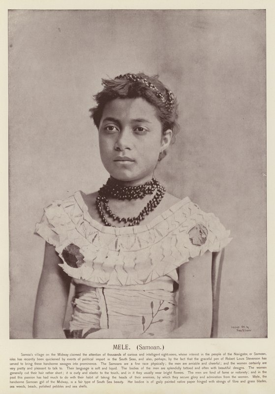 Mele, Samoaca by American Photographer