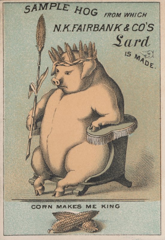NK Fairbank & Co"nun domuz yağı reklamı by American School