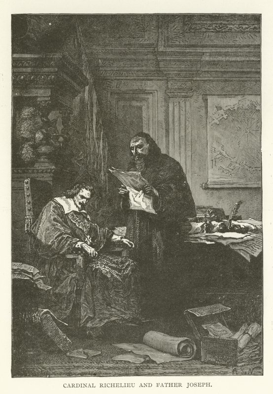 Kardinal Richelieu ve Peder Joseph by American School