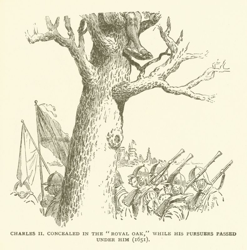 Charles II, Royal Oak