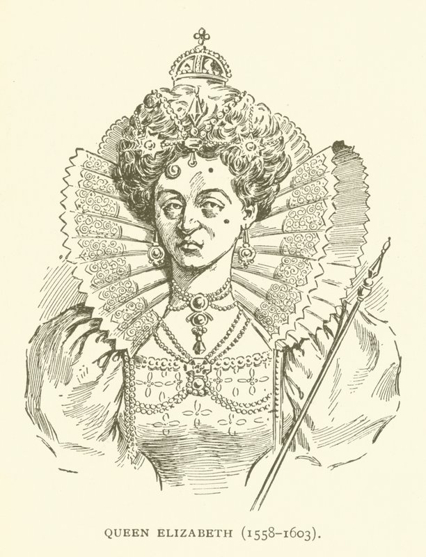Kraliçe Elizabeth (1558-1603) by American School