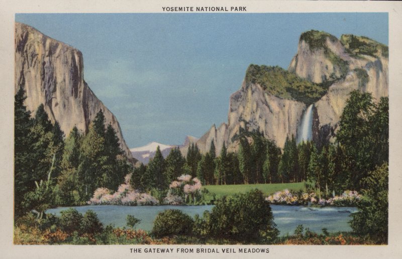 California: Yosemite Ulusal Parkı, Bridal Veil Meadows