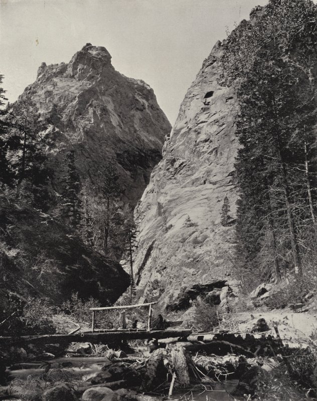 Cheyenne Kanyonu, Colorado (s/b fotoğraf) by American Photographer (after)