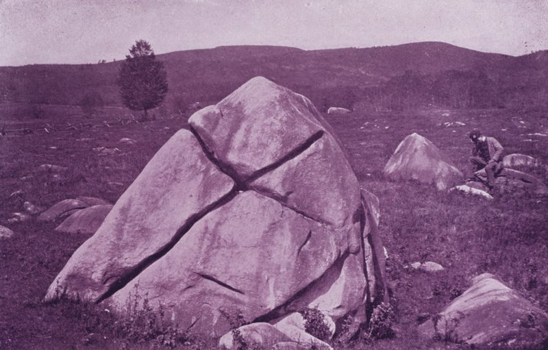 Pittsfield, Massachusetts yakınlarındaki Cross Rock (s/b fotoğraf) by American Photographer (after)