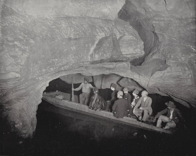 Echo Nehri, Mamut Mağarası, Kentucky (s/b fotoğraf) by American Photographer (after)