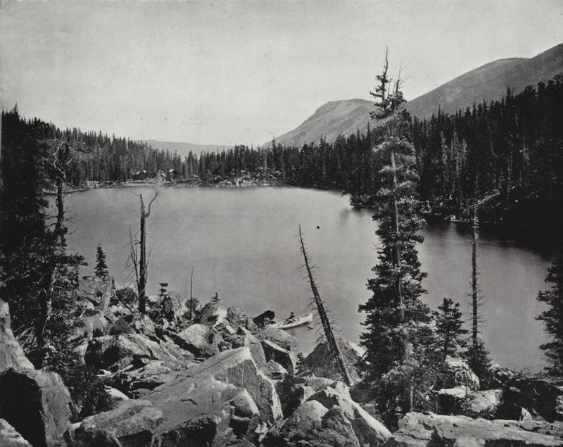 Green Lake, Colorado (s/b fotoğraf) by American Photographer (after)