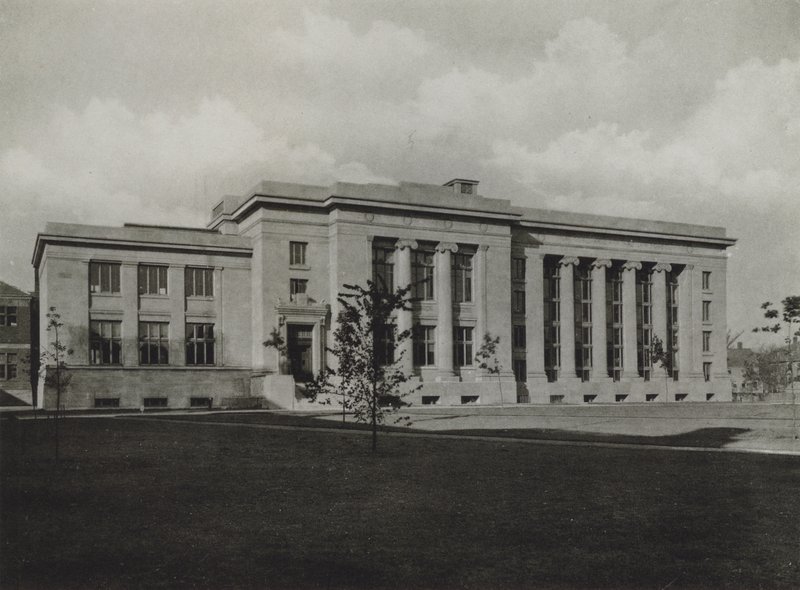 Harvard Üniversitesi: Langdell Hall, Harvard Hukuk Okulu (s/b fotoğraf) by American Photographer (after)