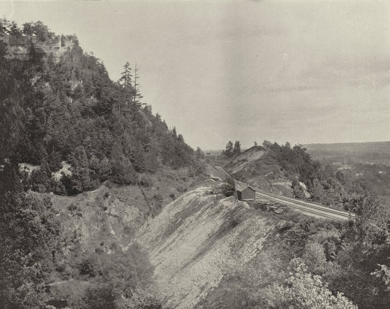 Dundas, Ontario yakınlarındaki Lookout Dağı (s/b fotoğraf) by American Photographer (after)