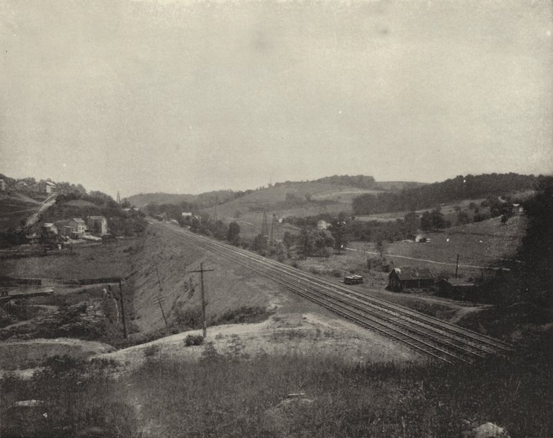 Natural Gas Wells, Grapeville, Pensilvanya (s/b fotoğraf) by American Photographer (after)