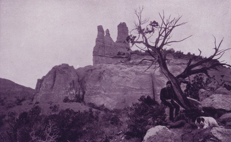 Fort Wingate yakınlarındaki Navajo Kilisesi (s/b fotoğraf) by American Photographer (after)