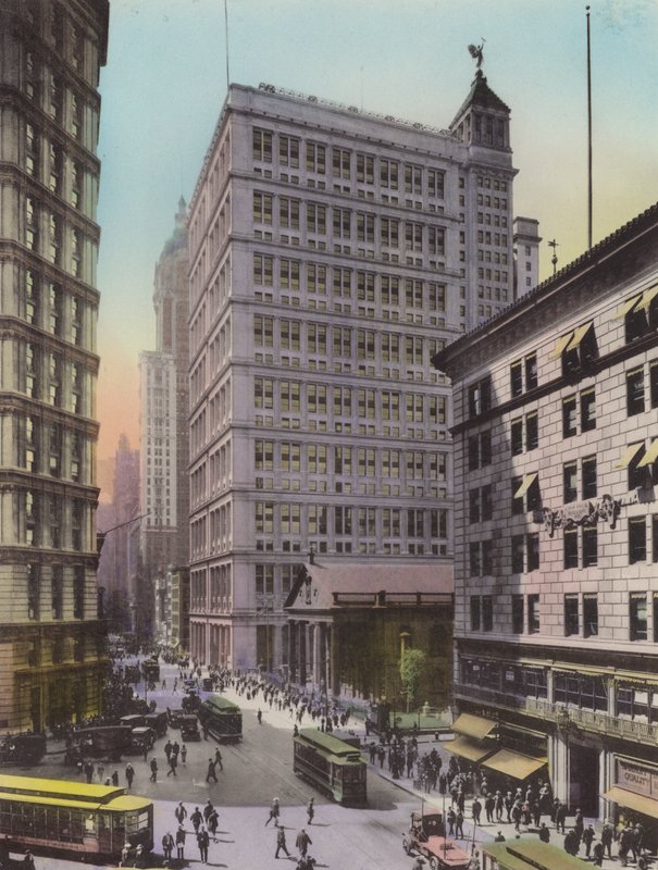 New York: St Paul Bldg; Telefon ve Telgraf Am; Astor Evi (fotoğraf) by American Photographer (after)