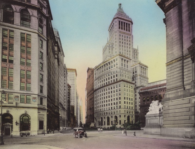 New York: Washington Binası, No 1 Broadway; Standart Petrol Binası; Özel Ev (fotoğraf) by American Photographer (after)