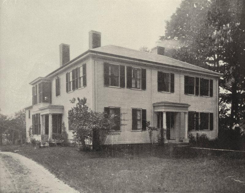Old Emerson House, Concord, Massachusetts (s/b fotoğraf) by American Photographer (after)