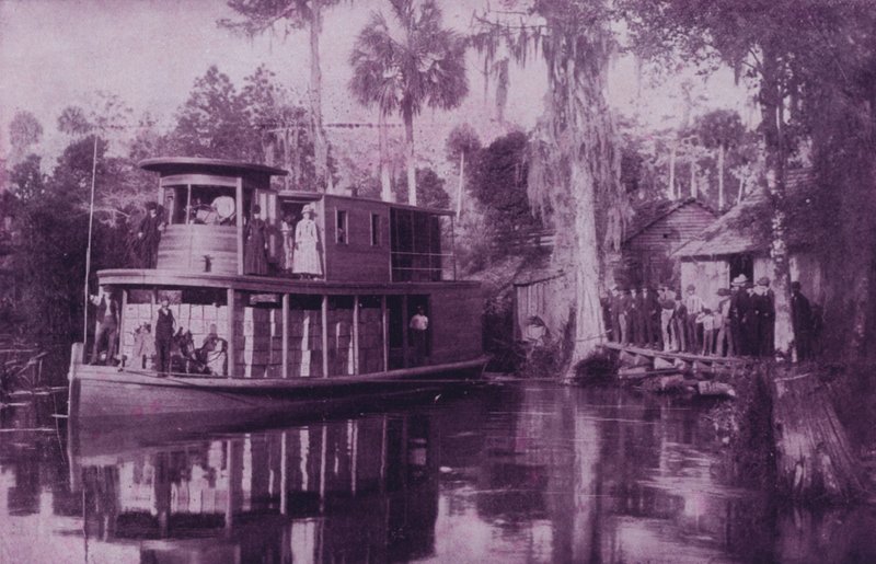 Florida, Ocklawaha Nehri üzerinde (s/b fotoğraf) by American Photographer (after)