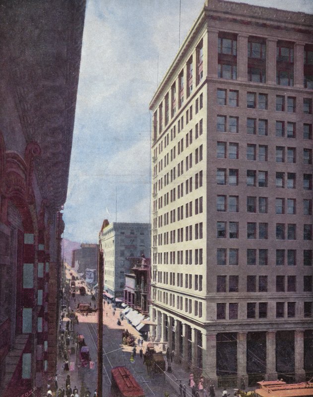 Oregon: Washington Street, Portland (fotoğraf) by American Photographer (after)