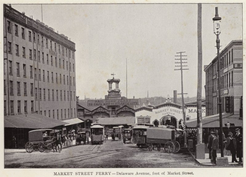 Philadelphia: Market Street Ferry, Delaware Avenue, Market Street