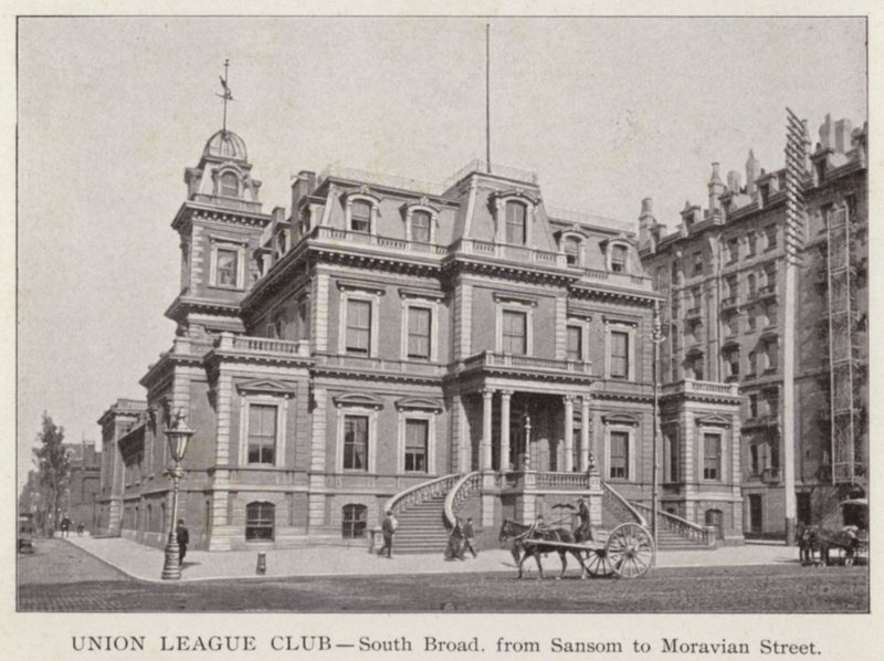 Philadelphia: Union League Club, South Broad, Sansom