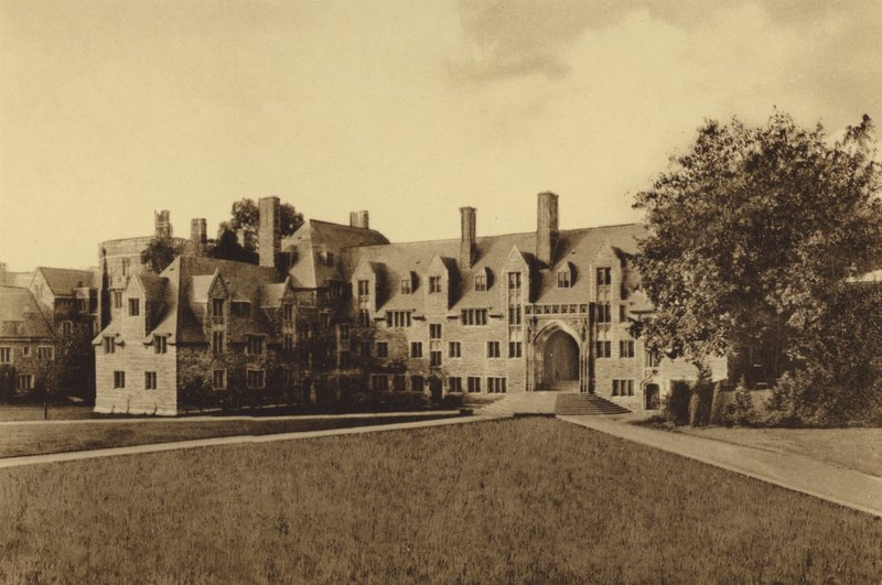 Princeton Üniversitesi: Lockhart Salonu (s/b fotoğraf) by American Photographer (after)