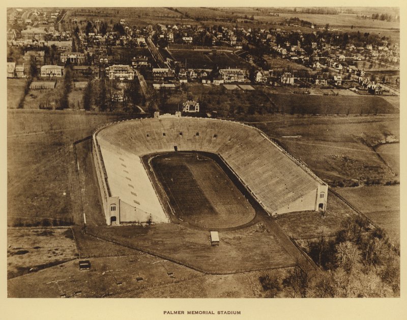 Princeton Üniversitesi: Palmer Memorial Stadyumu (s/b fotoğraf) by American Photographer (after)