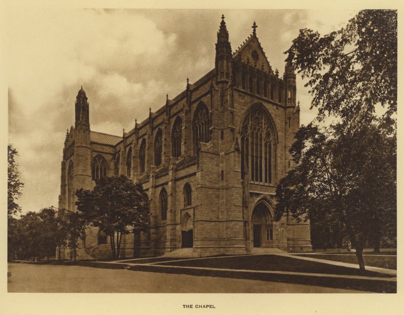 Princeton Üniversitesi: Şapel (s/b fotoğraf) by American Photographer (after)