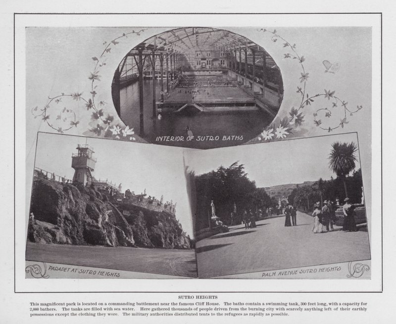 San Francisco: Sutro Heights (b/w photo) by American Photographer (after)