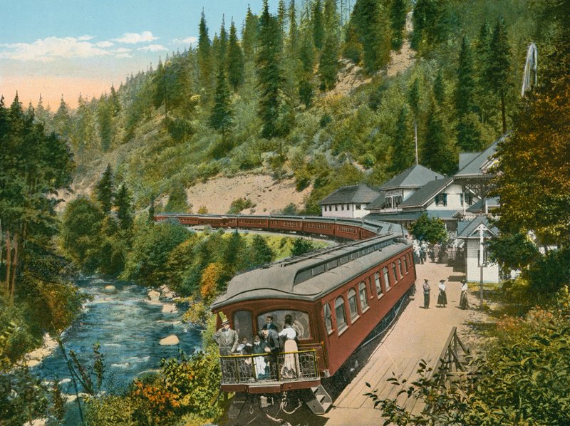 Shasta Springs, Kaliforniya (fotoğraf) by American Photographer (after)