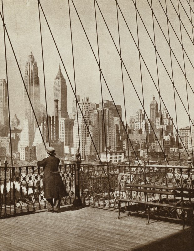 New York City gökdelenleri, New York, ABD (s/b fotoğraf) by American Photographer (after)
