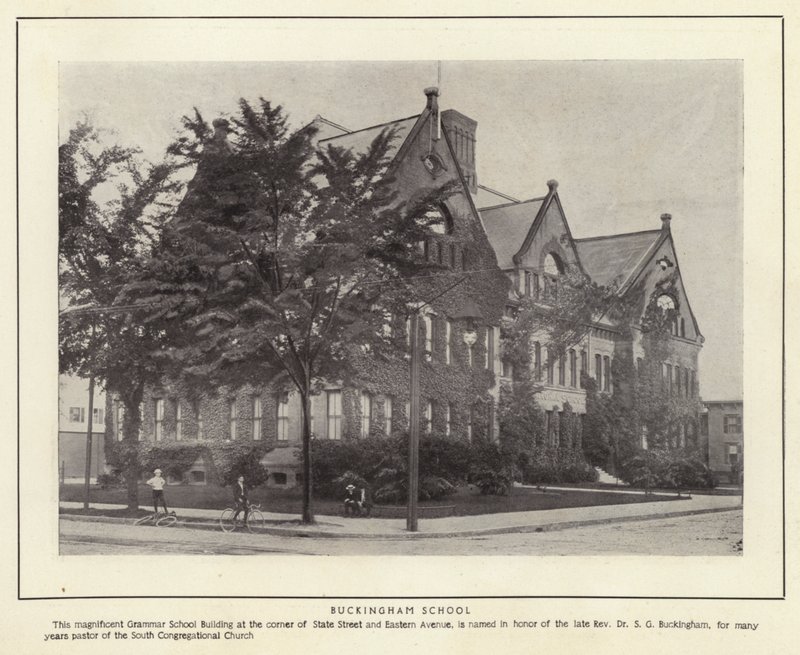 Springfield, Massachusetts: Buckingham Okulu (s/b fotoğraf) by American Photographer (after)